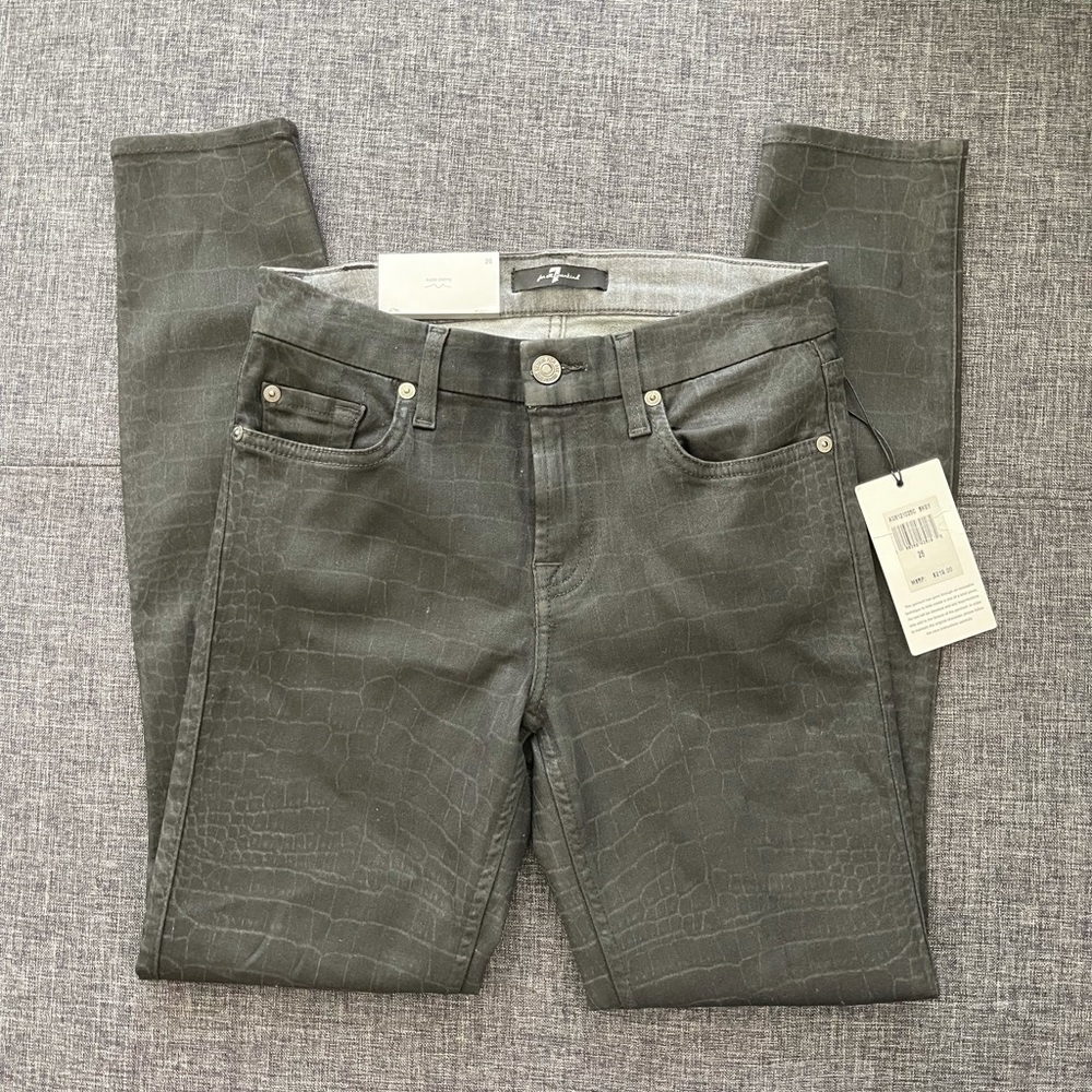 7 For All Mankind -Super skinny ankle jeans